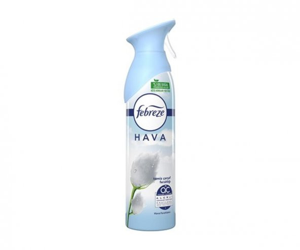 Febreze Hava Ferahlatıcı Sprey 300 ml Oda Kokusu Pamuk Ferahlığı