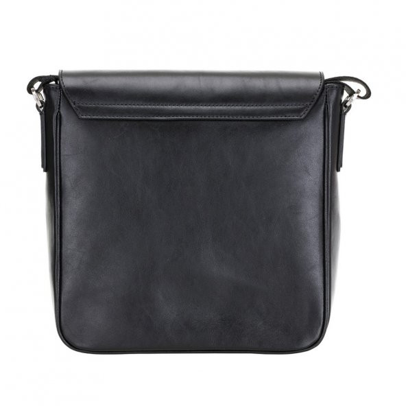 Bouletta Calisto Messenger Deri Çanta RST1 Siyah - 3