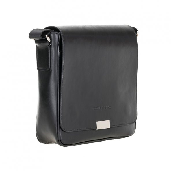 Bouletta Calisto Messenger Deri Çanta RST1 Siyah - 4
