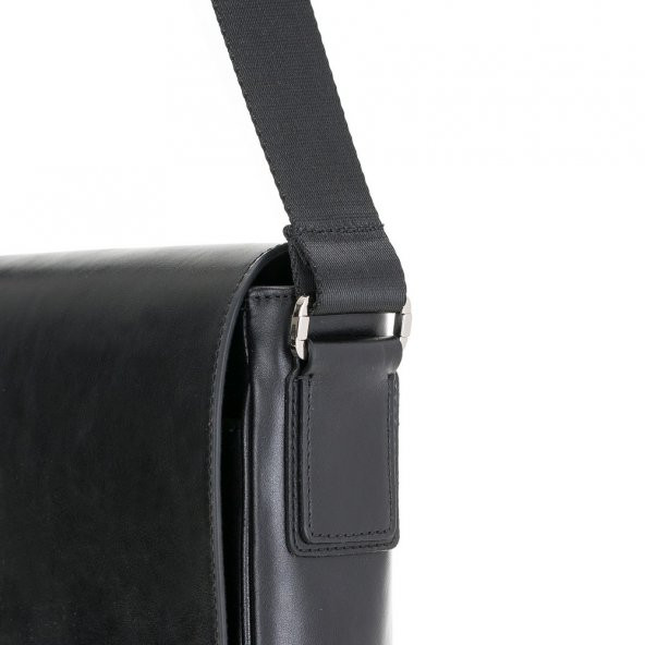 Bouletta Calisto Messenger Deri Çanta RST1 Siyah - 9