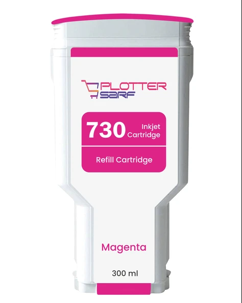 Feyink HP 730 Magenta (M) Orijinal Mürekkep Dolumlu Feyink Kartuş 300 ml Kırmızı ürün görseli