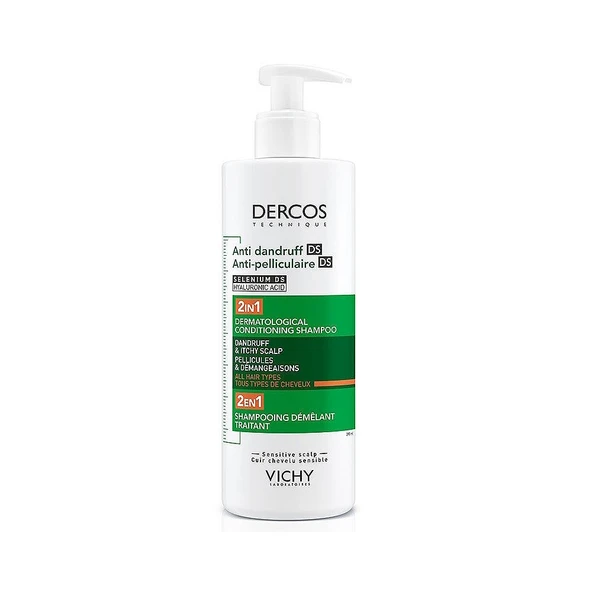 Vichy Dercos 2si 1 Arada Kepek Karşıtı ve Nemlendirici Şampuan 390 ml