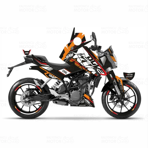 KTM Duke 125 Sport Line Sticker Seti