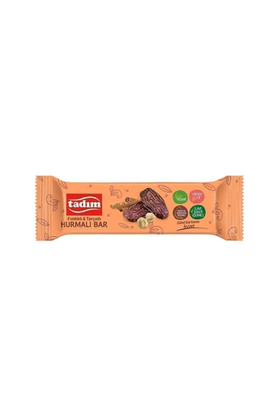 Tadım Hurmalı Bar Fındık & Tarçınlı 40 gr X 20 Adet ( Vegan ) - 2