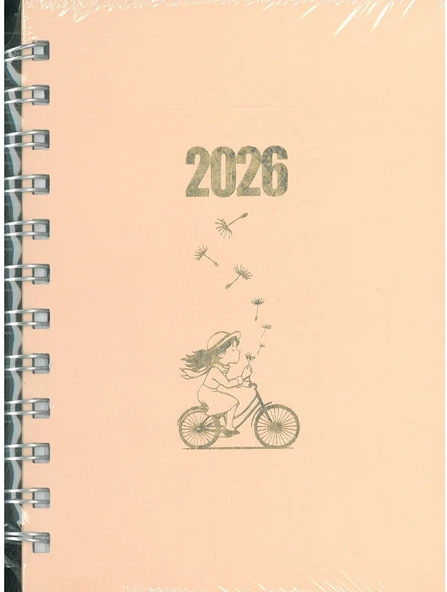 Özkan 2026 Spiralli Ajanda 12x17 Sert Kap.turuncu Hafta Sonları ürün görseli