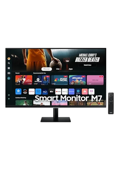 M7 LS32DM702UUXUF 32" 4ms 60Hz 4K UHD HDR10 Smart Siyah Monitör