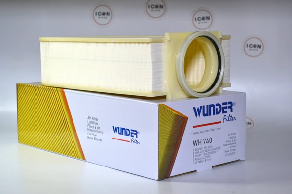 ICON GROUP - Mercedes C-Klasse - E-Klasse Couple - GLK (X204) 10> Hava Filtresi - WH 740 - Resim 2