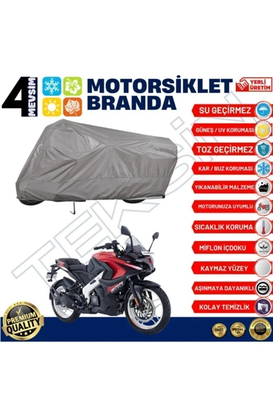 Bajaj Pulsar 200rs Motosiklet Brandası Motor Branda (a+kalite)