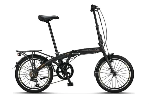 ÜMİT 2036 FOLDING KATLANIR BİSİKLET V 20 JANT 6 VİTES BLACK ANTRACİTE GOLD ürün görseli 1