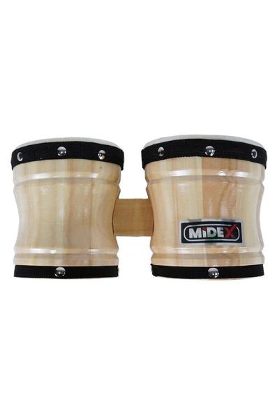 Midex BG-205 Naturel Bongo Siam Meşesi Doğal Deri - Resim 3