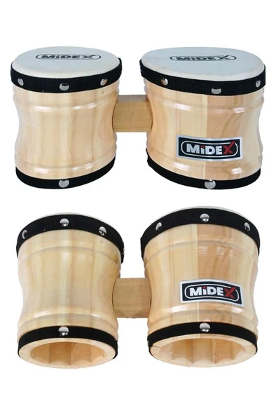 Midex BG-205 Naturel Bongo Siam Meşesi Doğal Deri - Resim 2