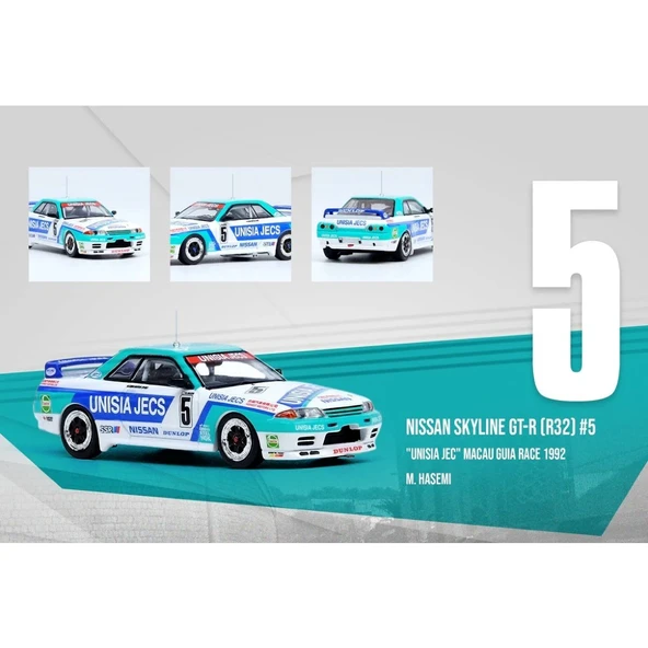 Inno64 1:64 Scale Nissan Skyline GTR (R32) 5 Unisia Jecs - 3