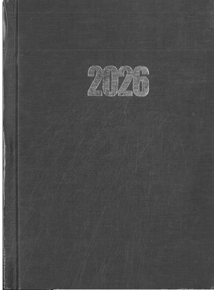 Özkan 2026 Ajanda 12x17 Cilt Bezli Siyah Hafta Sonları Birleşik ürün görseli 1