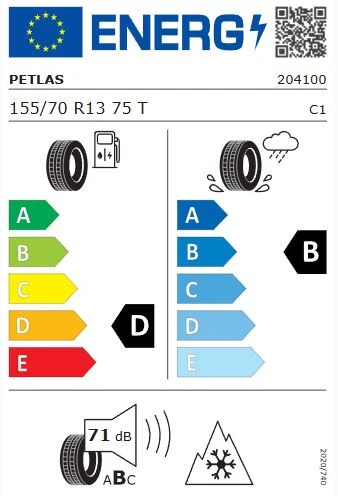 Petlas Snowmaster 2 155/70 R13 75T Kış Lastiği - 2025 - Resim 2