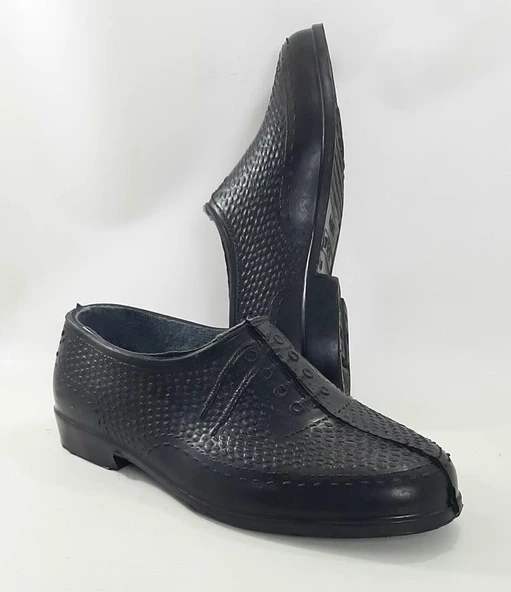 Uğur Çiftçi İçi Astarlı Garalastik Erkek Ayakkabı - 3