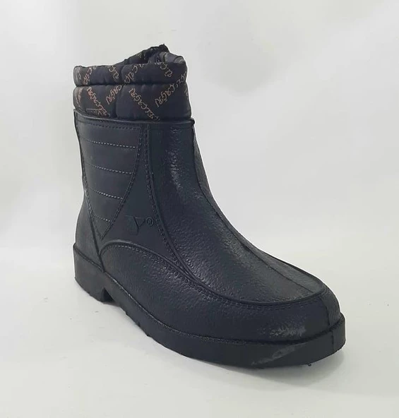 Çağrı Yaldır İçi Kürklü Fermuarlı Su Geçirmez Kar Botu Plastik - 7