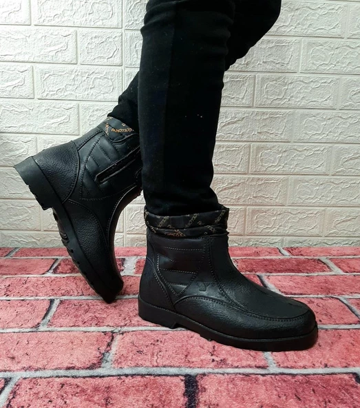 Çağrı Yaldır İçi Kürklü Fermuarlı Su Geçirmez Kar Botu Plastik - 8