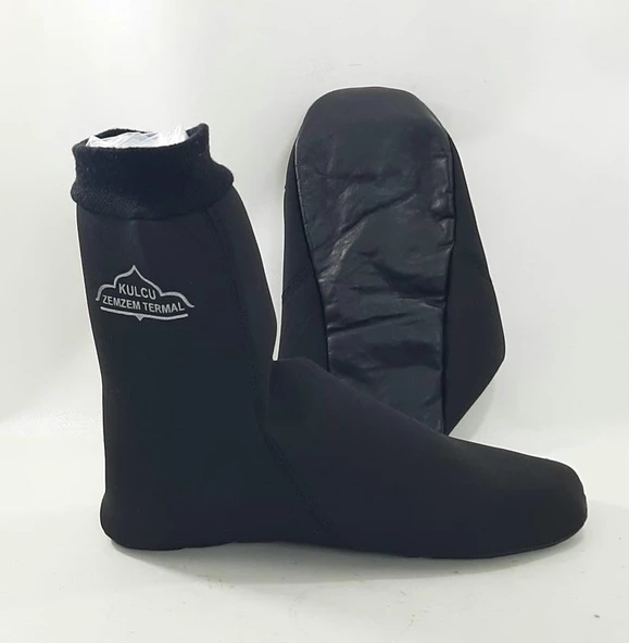 Hakiki Deri Tabanlı Termal Mest Konçlu Termal Çorap - 2