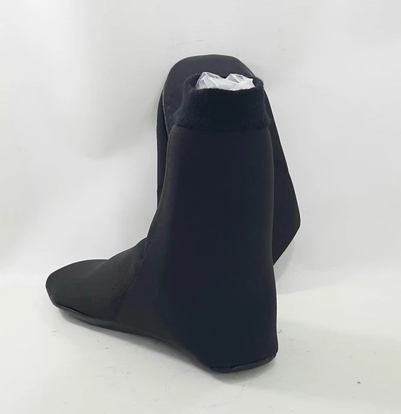 Hakiki Deri Tabanlı Termal Mest Konçlu Termal Çorap - 5