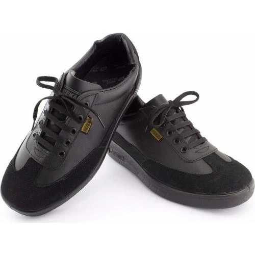 Mekap Klasik Siyah Renk Hakiki Deri Dayanıklı İş Arazi Ayakkabı - 5