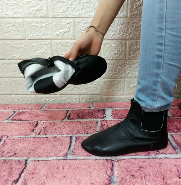 Mest Hakiki Koyun Derisi İçi Miflonlu Bilek Lastikli Fermuarlı Mest - 10