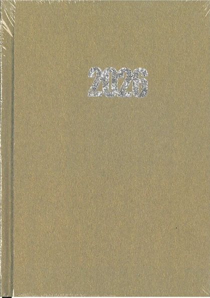 Özkan 2026 Ajanda 14x20 Cilt bezli Altuni  Hafta Sonları Birleşik ürün görseli 1