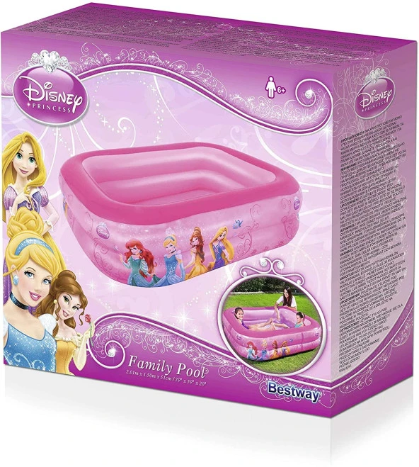 Pompalı- Bestway 91056 Disney Lisanslı, Şişme MEGA Aile Havuzu - 4