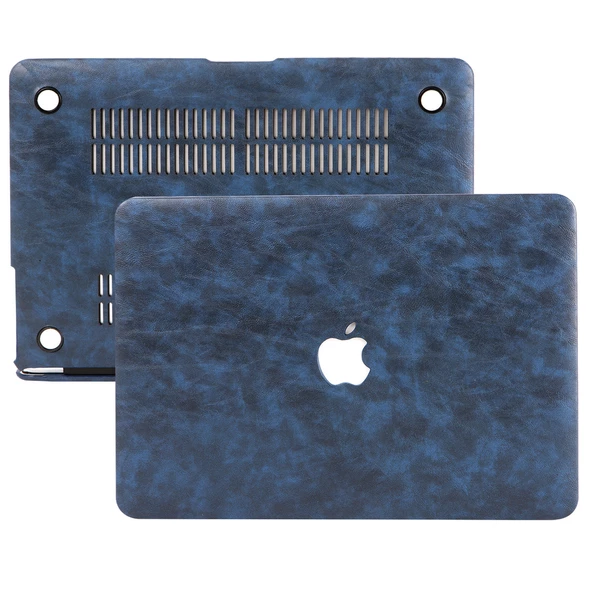 Macbook Pro Kılıf 13inç M1-M2, Leat01 (Type-c'li Model)A2338 A2289 A2251 A1706-08 A1989 A2159 ile Uyumlu