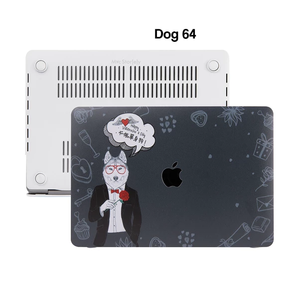 Macbook Pro Kılıf 13inç M1-M2, Dog01NL (Type-c'li Model)A2338 A2289 A2251 A1706-08 A1989 A2159 ile Uyumlu - 4