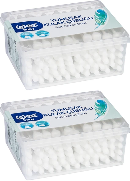 Wee Baby Emniyetli Kulak Çubuğu 60 Lı Pk (WEE-894) (2 Li Set)