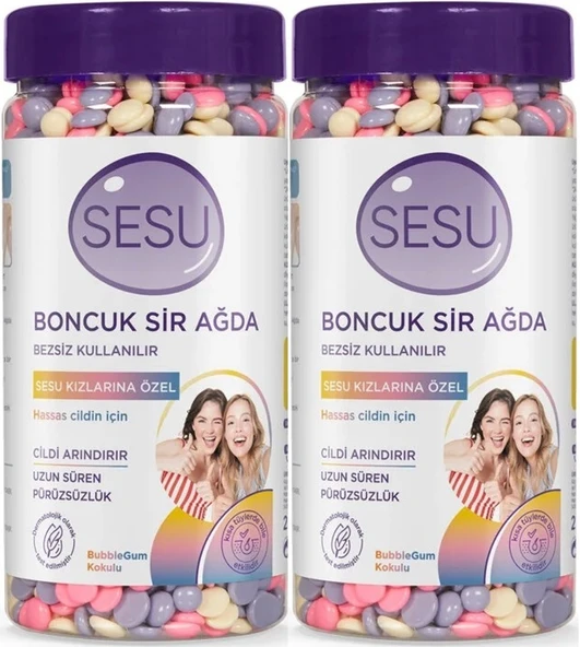 Sesu Boncuk Sir Ağda İlk Adım 250GR Hassas (2 Li Set)
