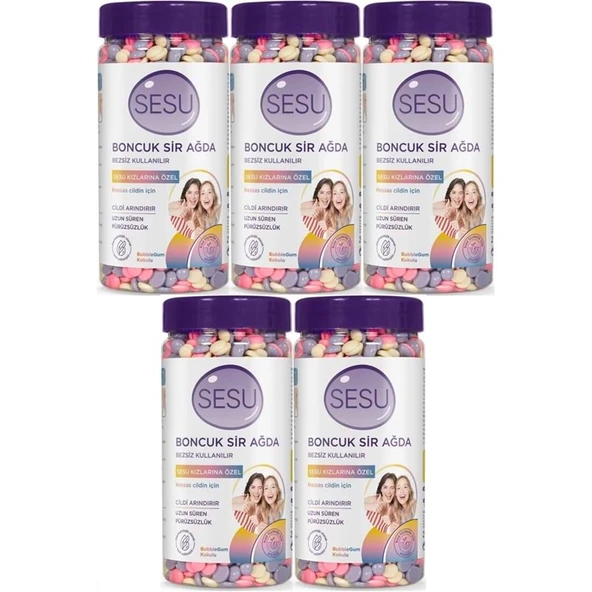 Sesu Boncuk Sir Ağda İlk Adım 250GR Hassas (5 Li Set) ürün görseli