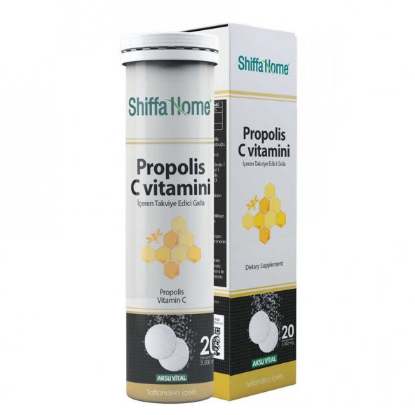 Shiffa Home C Vitaminli Propolis Efervesan 20 Tablet