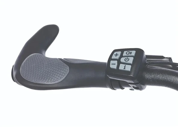 CORELLİ E-LITE-L ELEKTRİKLİ ERKEK ŞEHİR BİSİKLET 48CM HD 28 JANT 10 VİTES GRAY - Resim 5