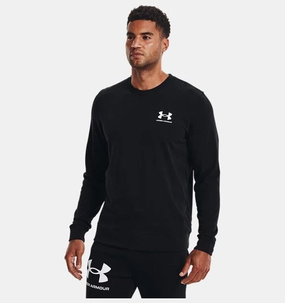 Under Armour UA Rival Terry LC Crew Erkek Sweatshirt - 1