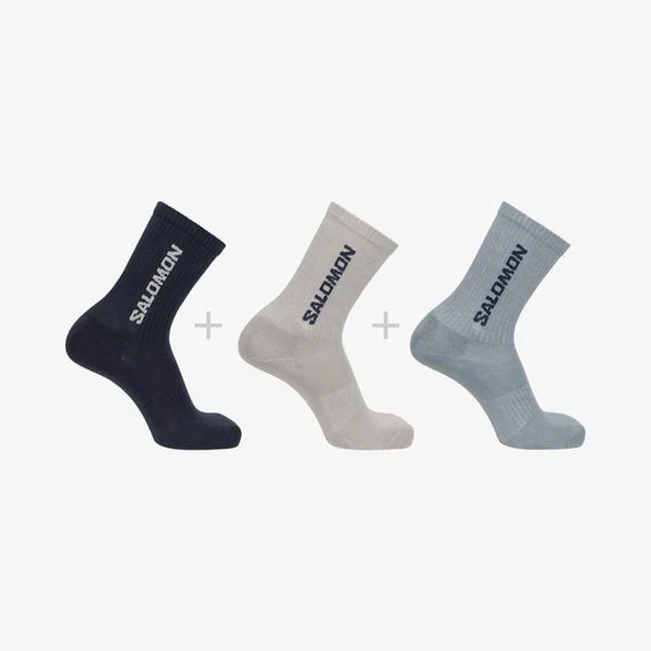 Salomon Everyday Crew 3-Pack Unisex Çorap