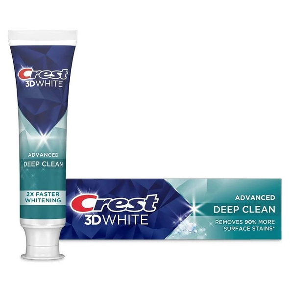 Crest 3D White Advanced Deep Clean Derin Temiz Beyazlatıcı Diş Macunu 107gr