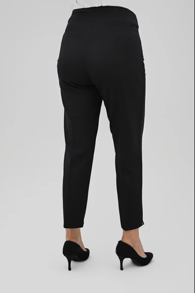 Kadın Büyük Beden Yüksek Bel Klasik Pantolon 6302-25 - 6