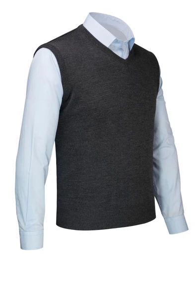 Erkek V Yaka Triko Süveter 4241H BGL-ST04030 - Resim 10