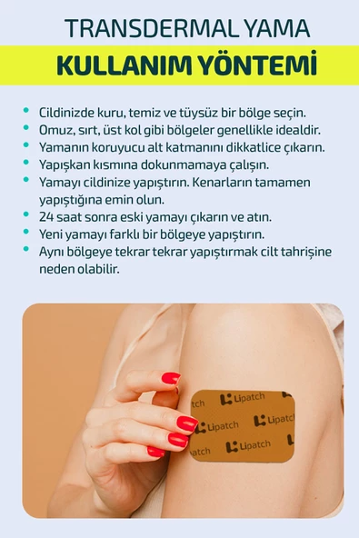 Lipatch VITALITY Life Style Zindelik ve Denge Bandı 25 Adet - 5
