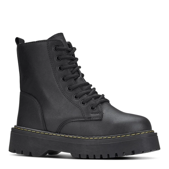 Albishoes Kadın Fermuarlı Suya Soğuğa Dayanıklı Kaymaz Taban Rahat Günlük Kışlık Kadın Bot - 3