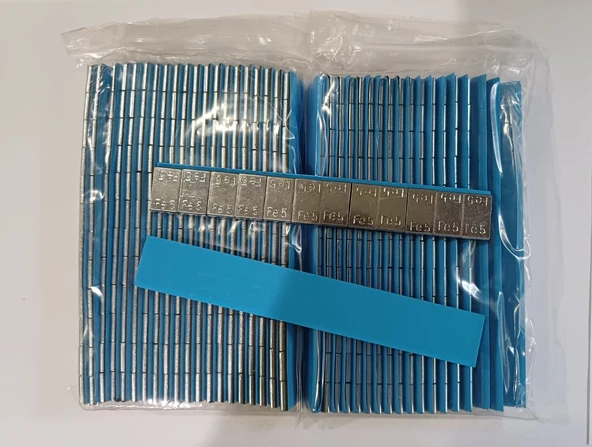 Yapıştırma Balans Kurşunu, Mavi Geniş Bantlı, 40 Adet, Net 2.4kg ürün görseli