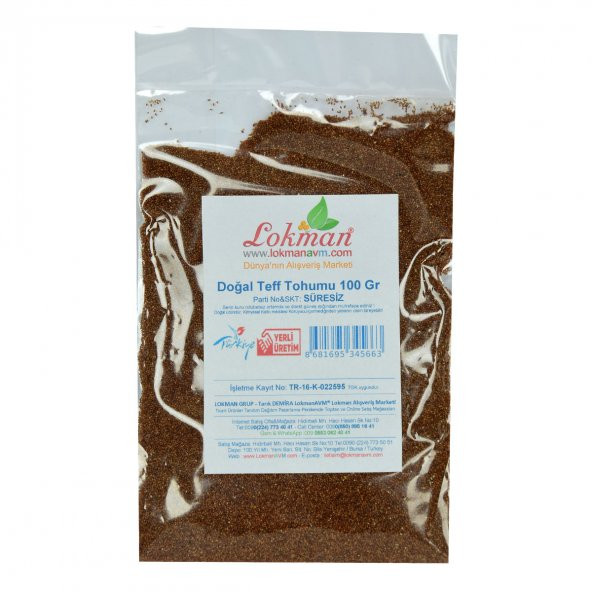 LokmanAVM Doğal Teff Tohumu 100 Gr Paket - 2