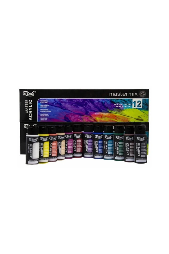 Rıch Akrilik Boya Master-mix 60 Cc 12 Li