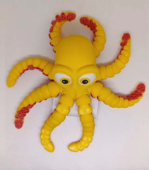 Loy3D Oyuncak Ahtapot (Büyük) Hareketli 20x20x6 cm 1 Adet - 5