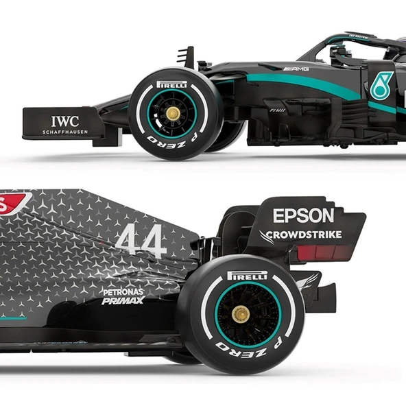 1:12 Uzaktan Kumandalı Araba Mercedes Amg F1 W11 EQ Performance 2.4 Ghz Siyah - Resim 4
