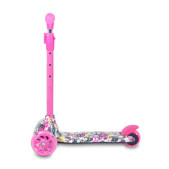 Dynamic HT288 3 Tekerli Scooter Pembe - 2