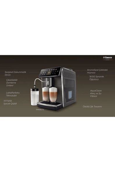 Saeco SM6580/10 Granaroma Tam Otomatik Espresso Makinesi - 8