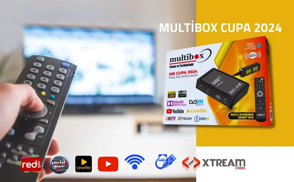 Multibox MB-CUPA 2024 HD Ethernetli Uydu Alıcısı