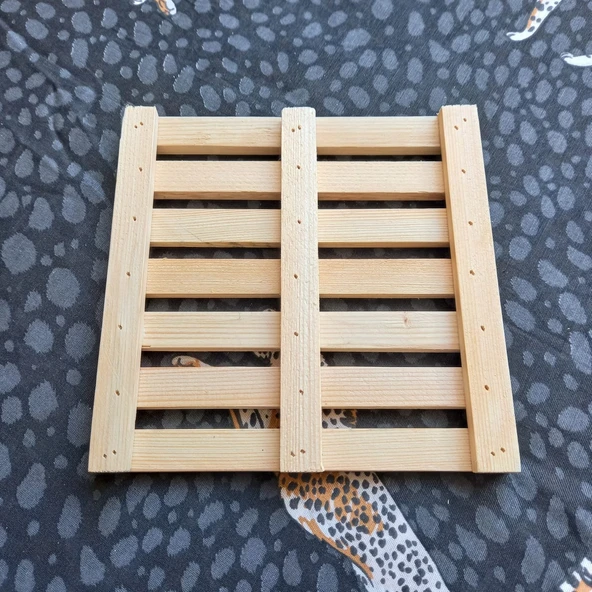 Escoines Koleksiyon 1Adet Gönderilecektir Sarıçam Ahşap Kare Nihale 18,5x18,5cm 399636694644bb3ce0 - 5